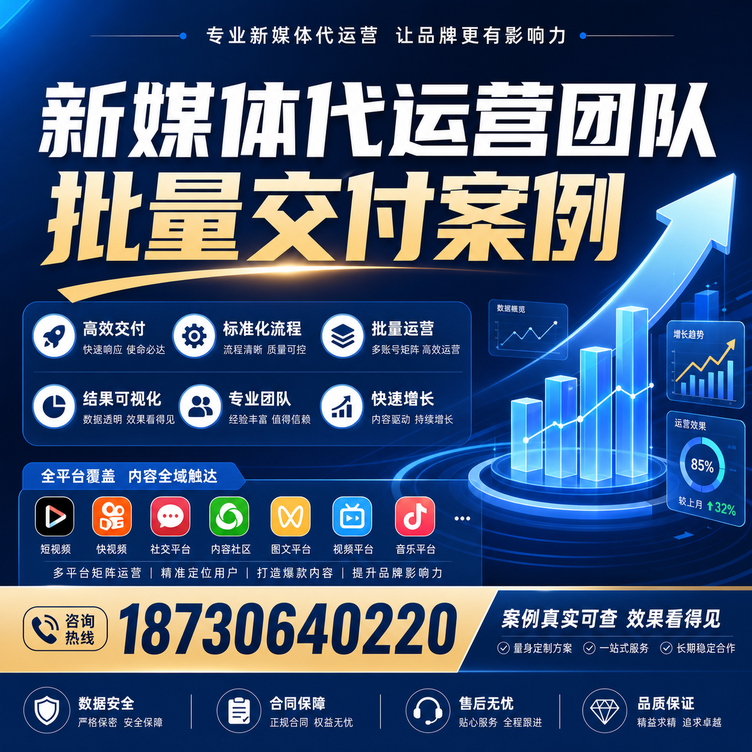 本溪代运营公司多客户账号批量高效交付案例