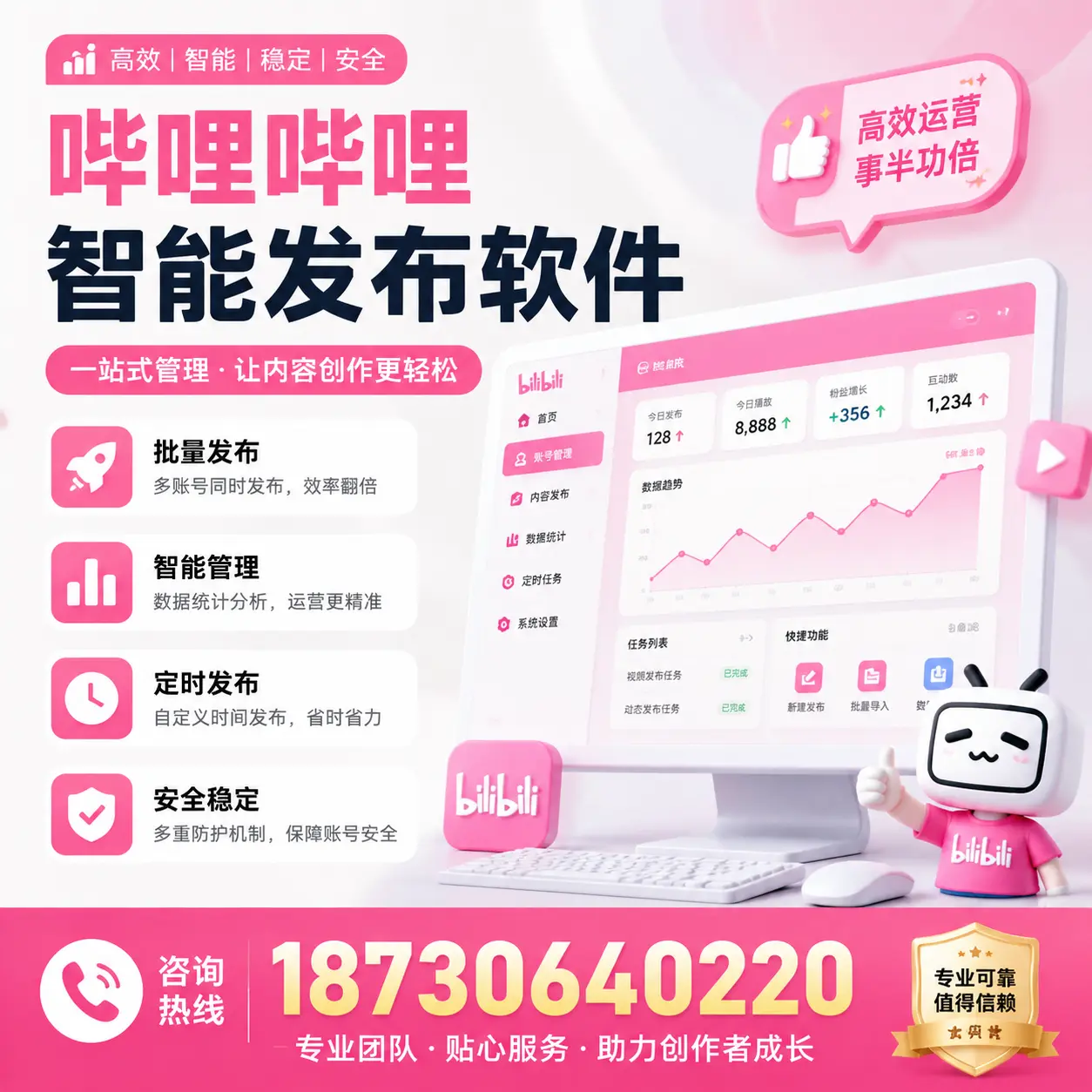 如何评估哔哩哔哩智能发布软件的ROI？本溪 企业必读